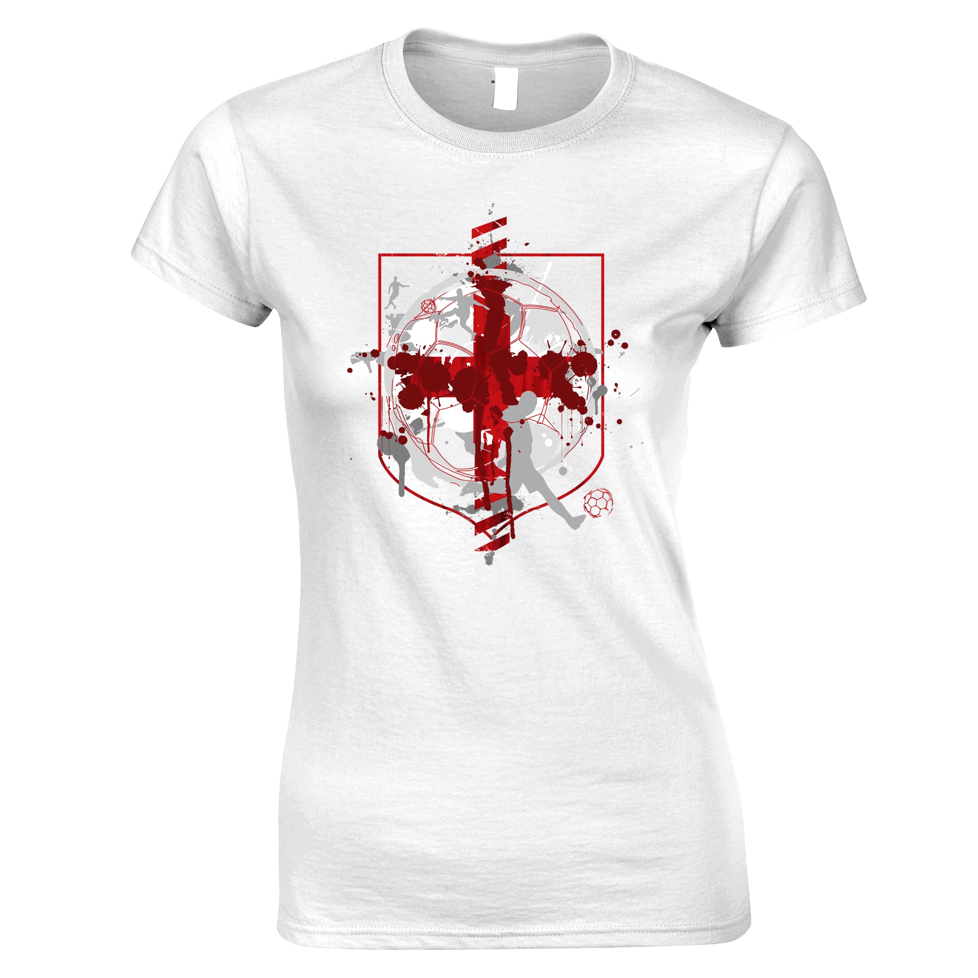 England Flag Football Womens T Shirt