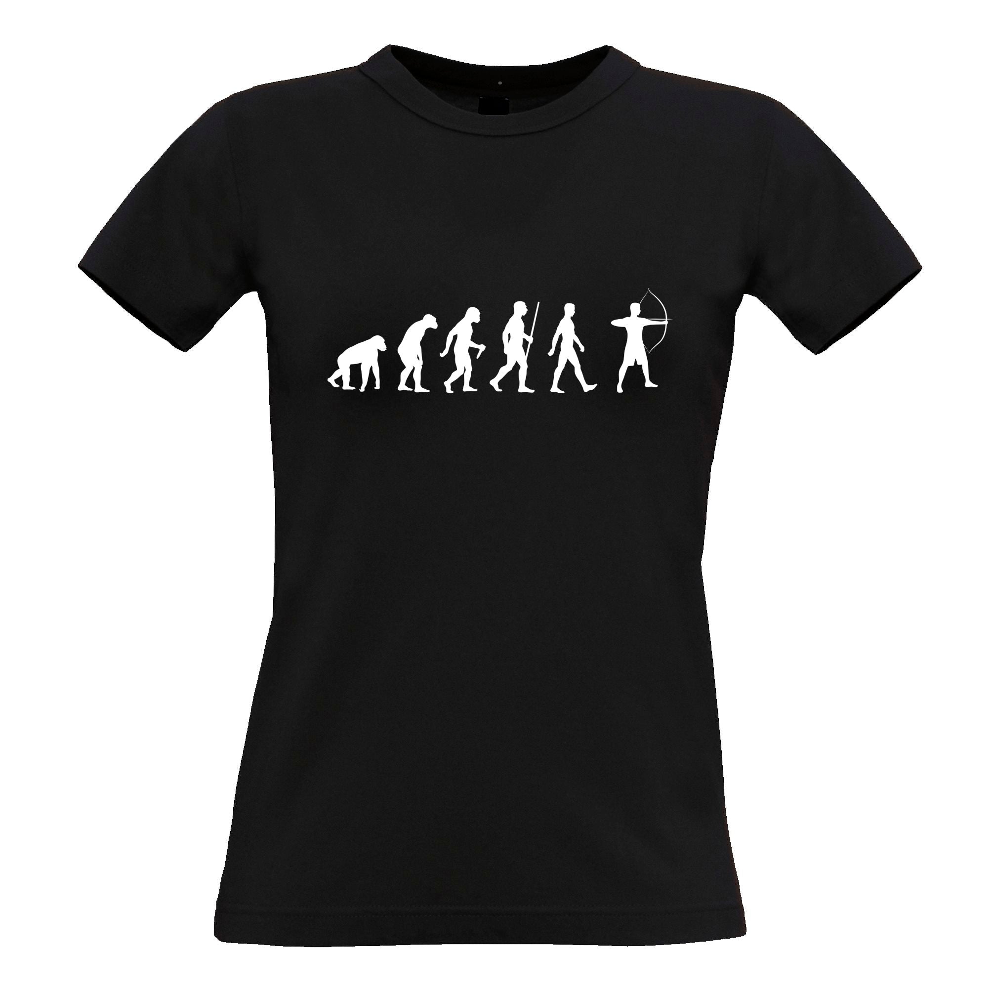 Evolution of Archery Womens T Shirt