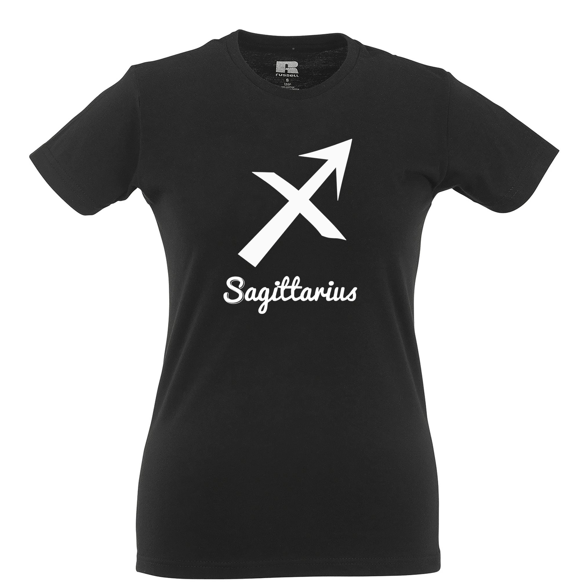 Horoscope Womens T Shirt Sagittarius Zodiac Sign Birthday