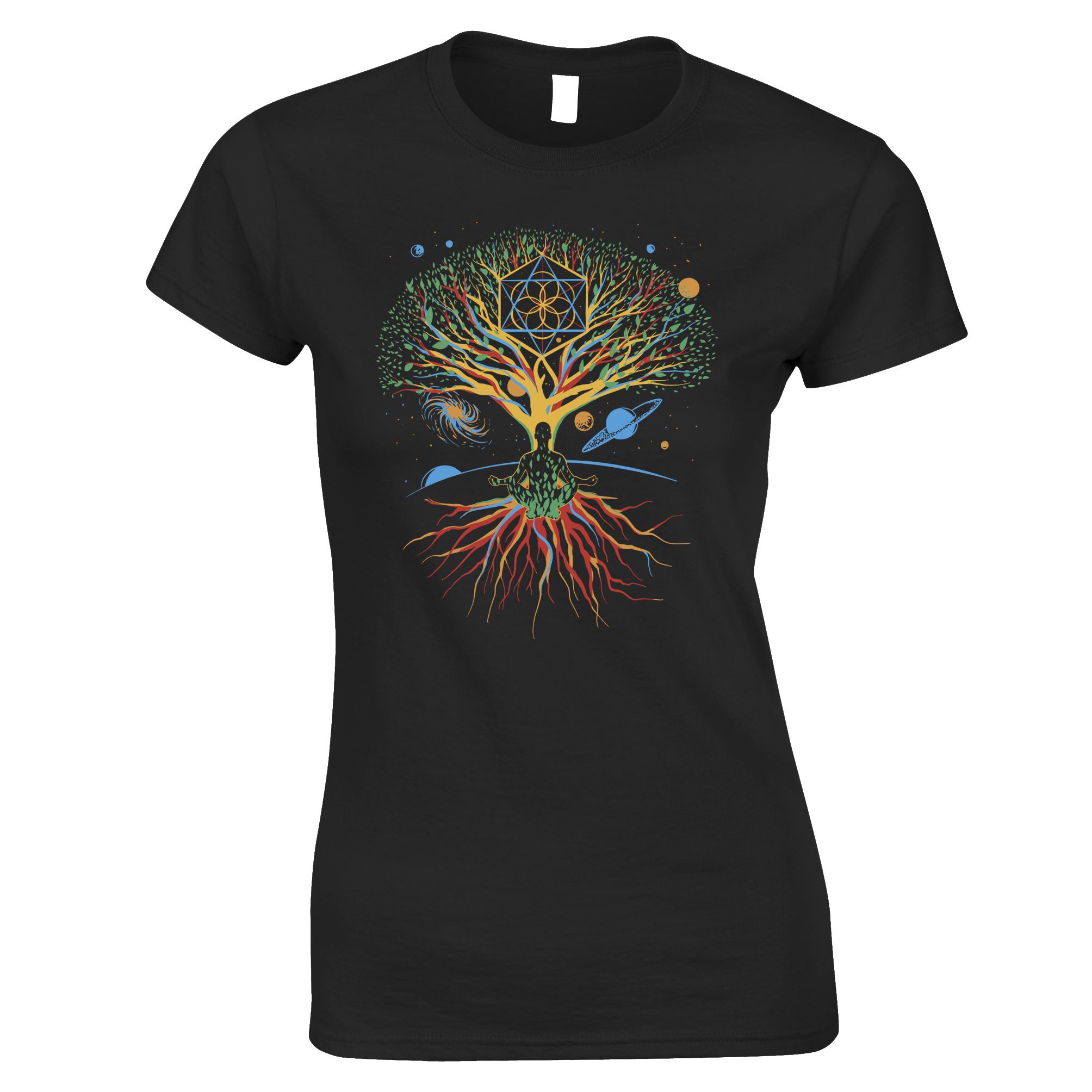 Astral Tree of Life Womens T Shirt