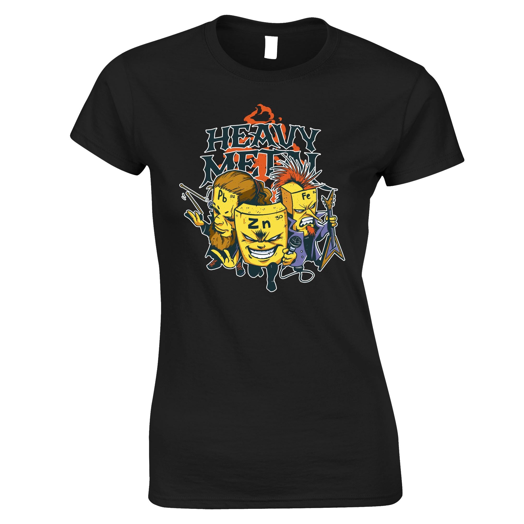 Heavy Metal Science Womens T Shirt