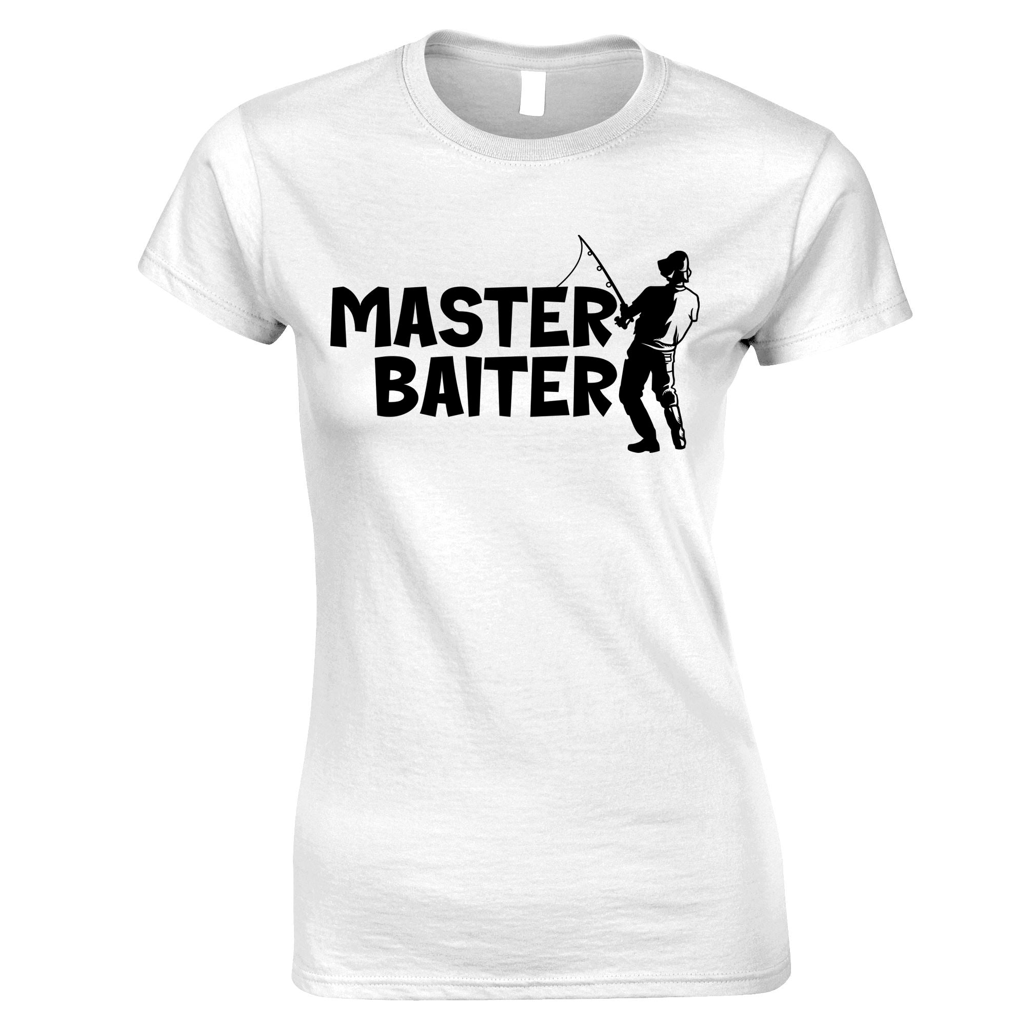 Master Baiter Fishing Womens T Shirt