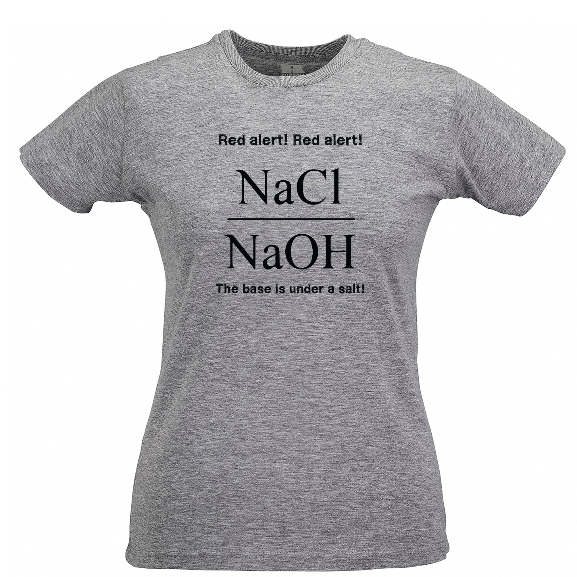 Chemistry Womens T Shirt This Base Is Under A Salt Assault