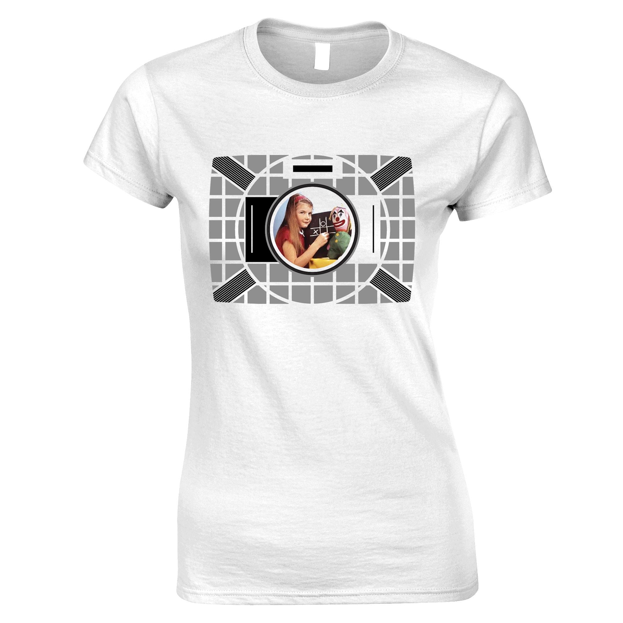 TV Test Card Womens T Shirt