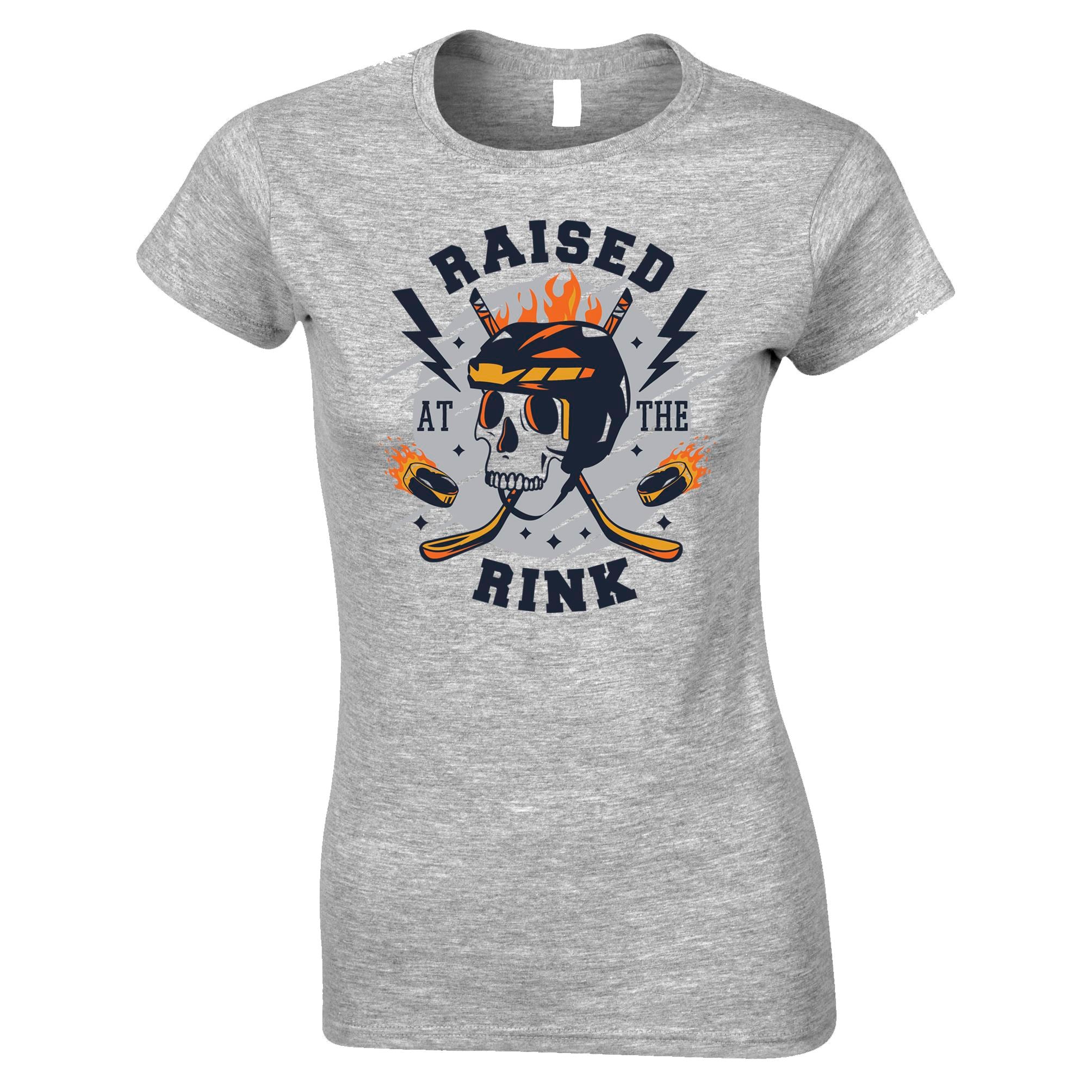 I Was Raised In The Rink Womens T Shirt