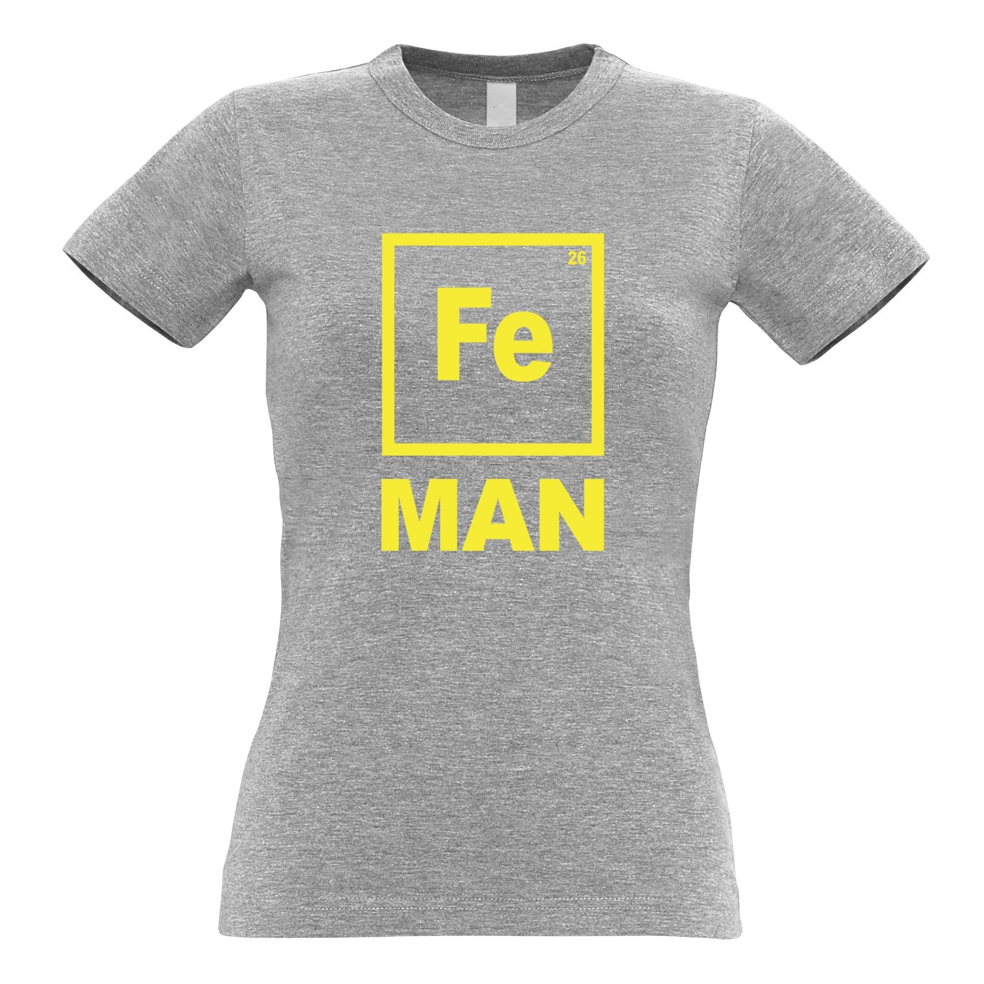 Fe Iron Man Chemistry Womens T Shirt