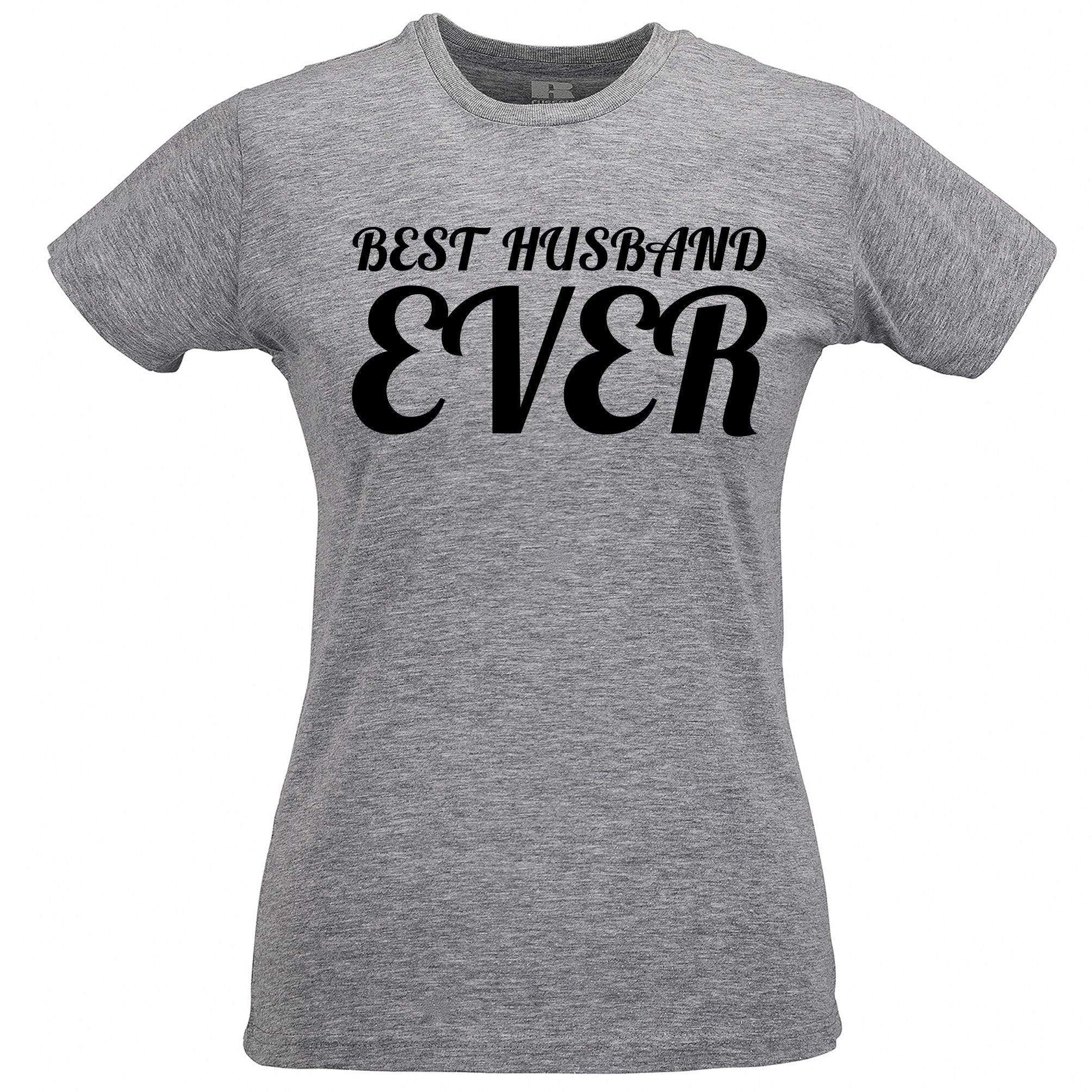 Valentines Day Womens T Shirt Best Husband Ever Slogan