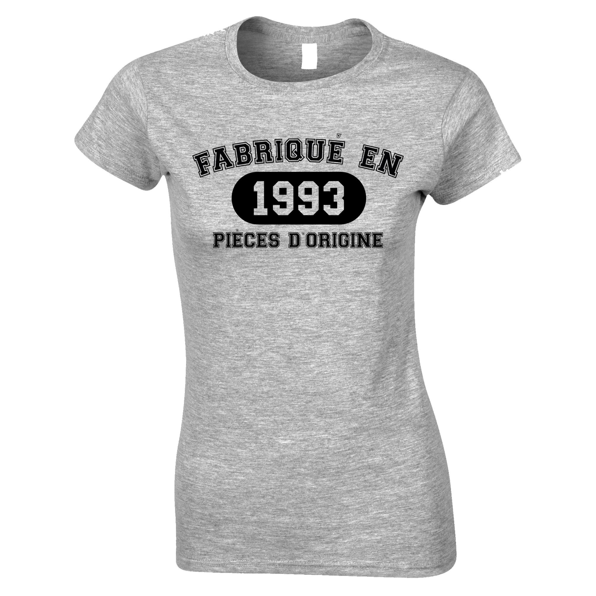 French 30th Birthday Womens T Shirt All Original Parts