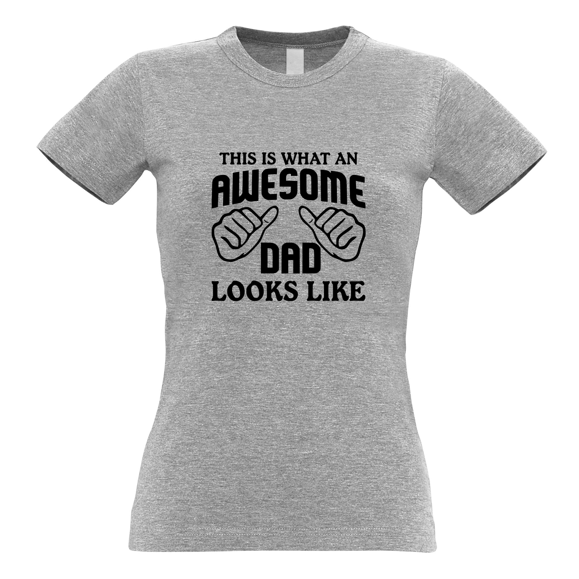 What An Awesome Dad Looks Like Womens T Shirt