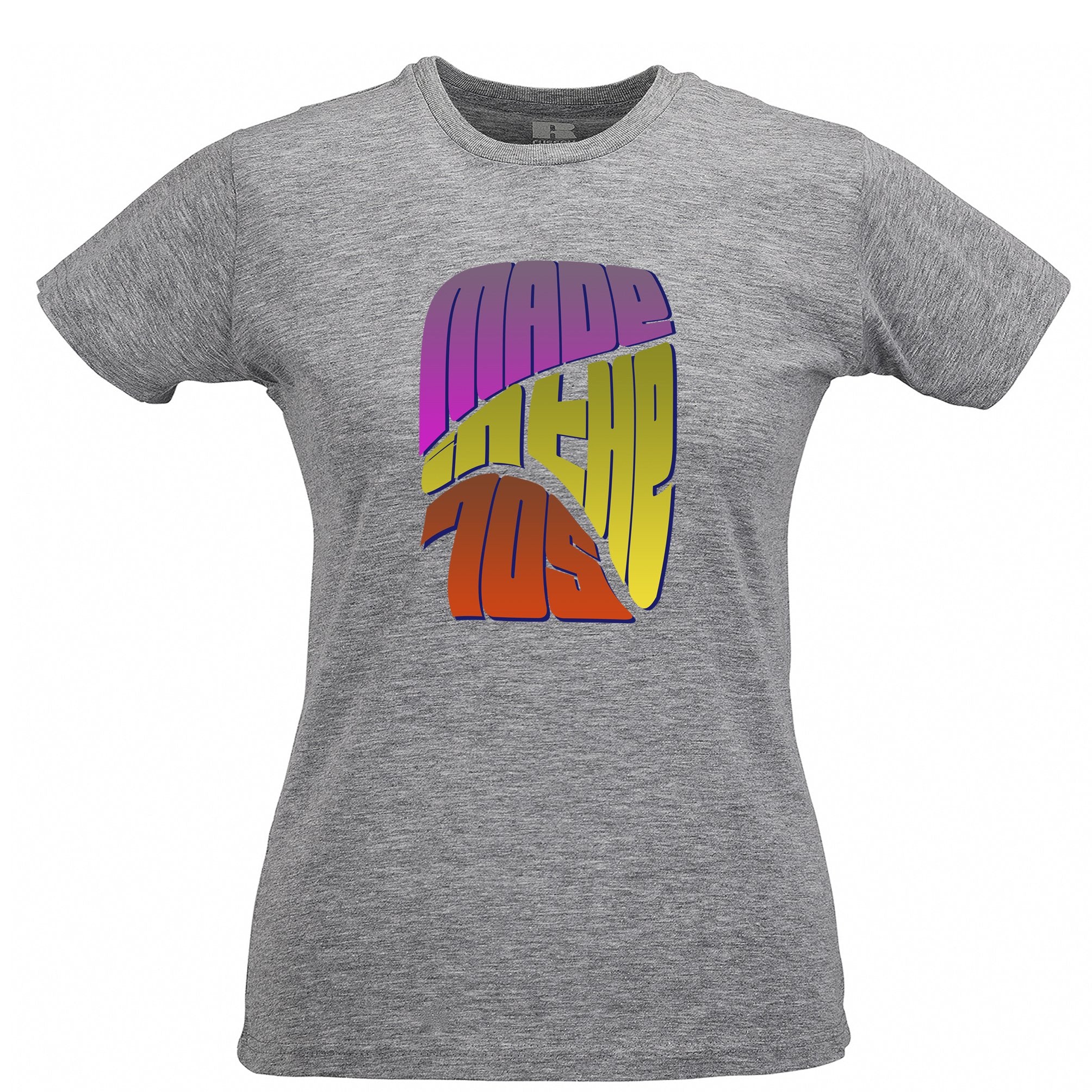 Retro Birthday Womens T Shirt Made In The 70s