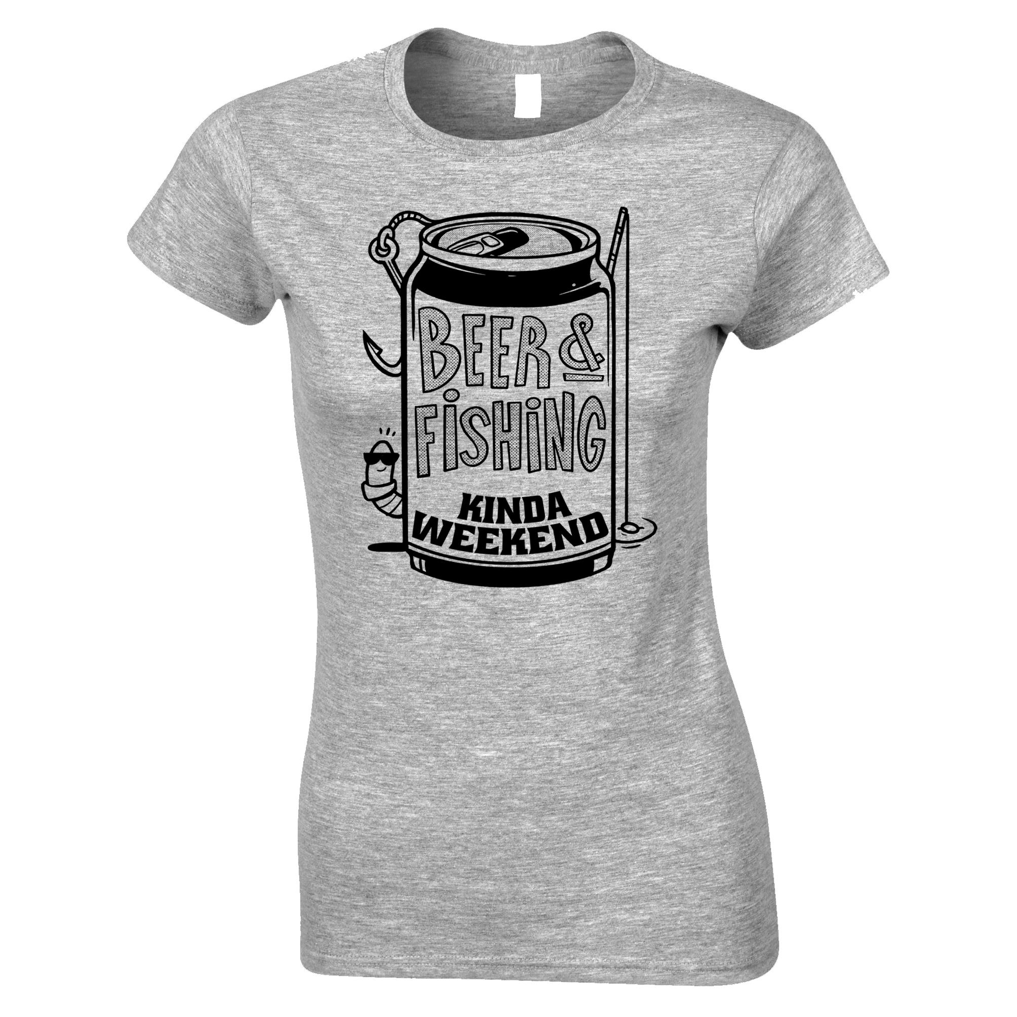 Beer And Fishing Kinda Weekend Womens T Shirt