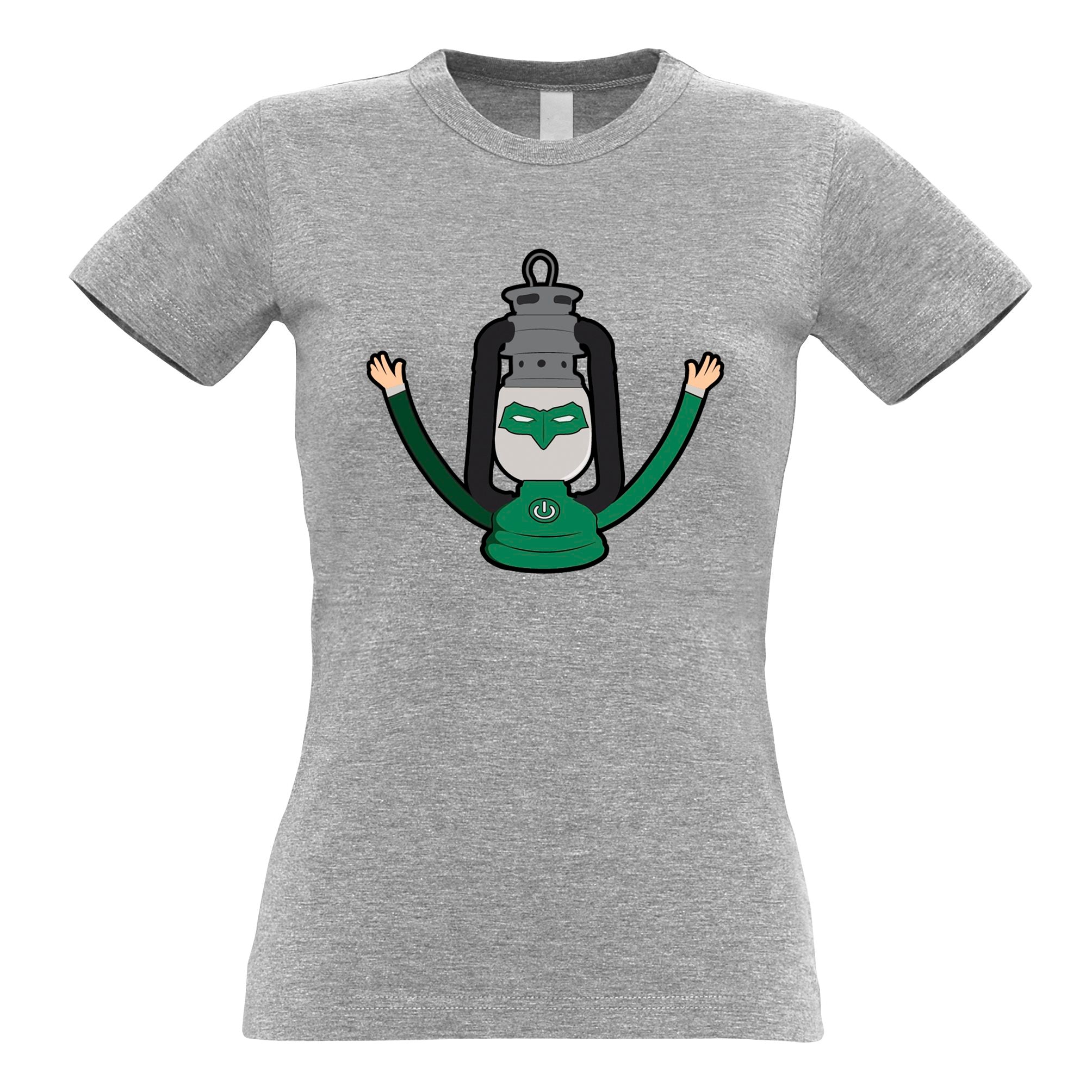 Novelty Superhero Womens T Shirt The Greenest Lantern