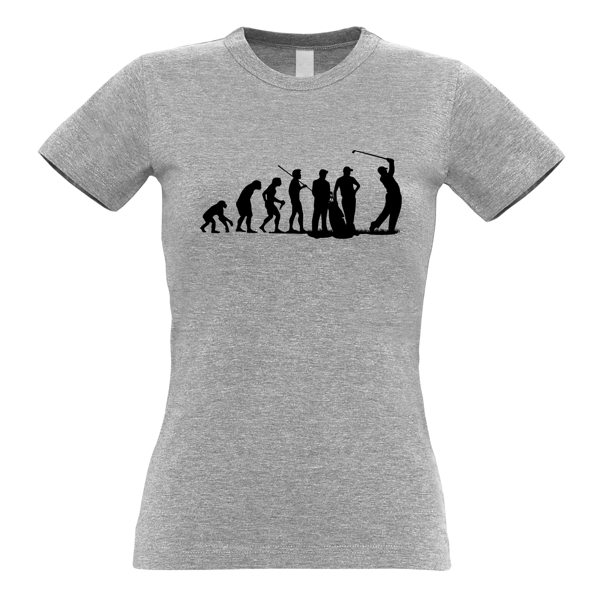 Evolution Of A Golfer Womens T Shirt