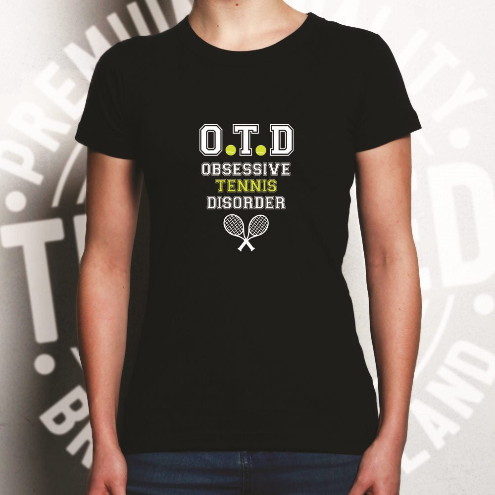 Sports Womens T Shirt OTD - Obsessive Tennis Disorder Logo