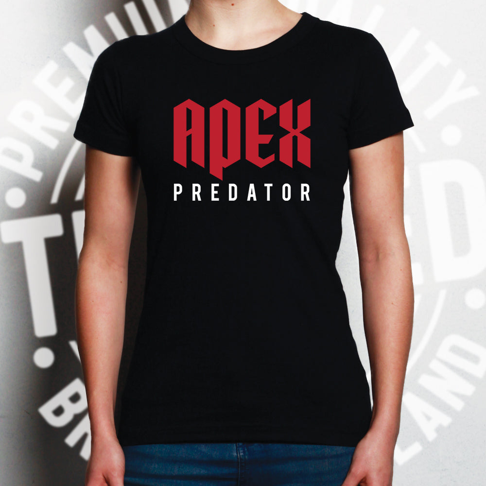 Pro Gaming Womens T Shirt Apex Predator Slogan