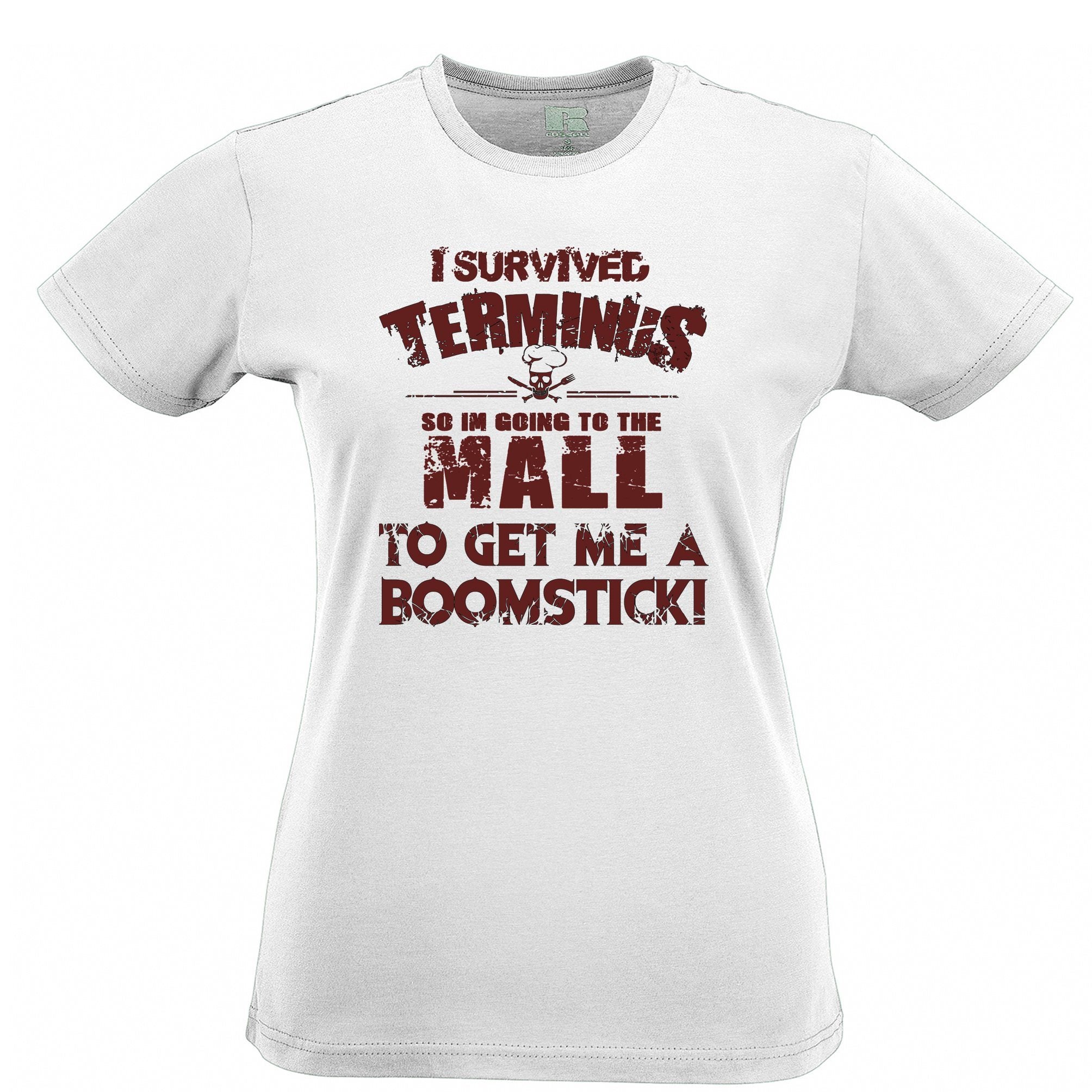 TV Parody Womens T Shirt I Survived Terminus