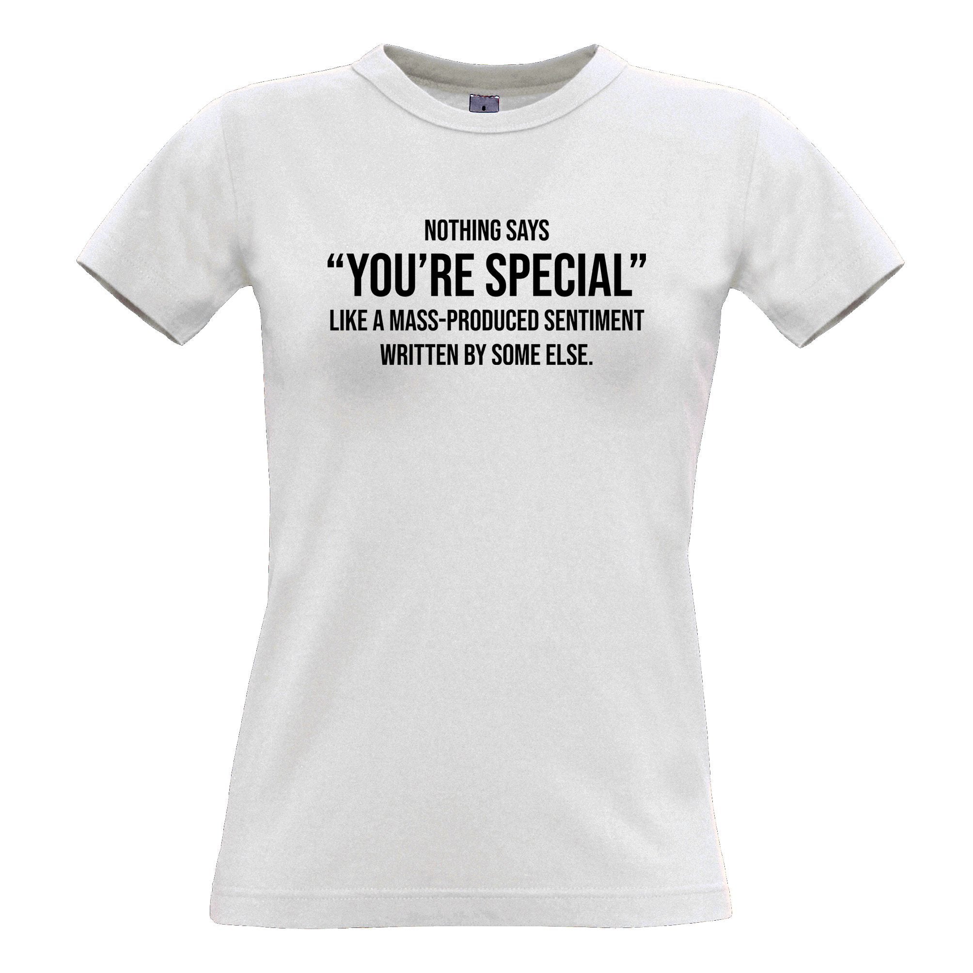 Valentines Day Womens T Shirt You're Special Text