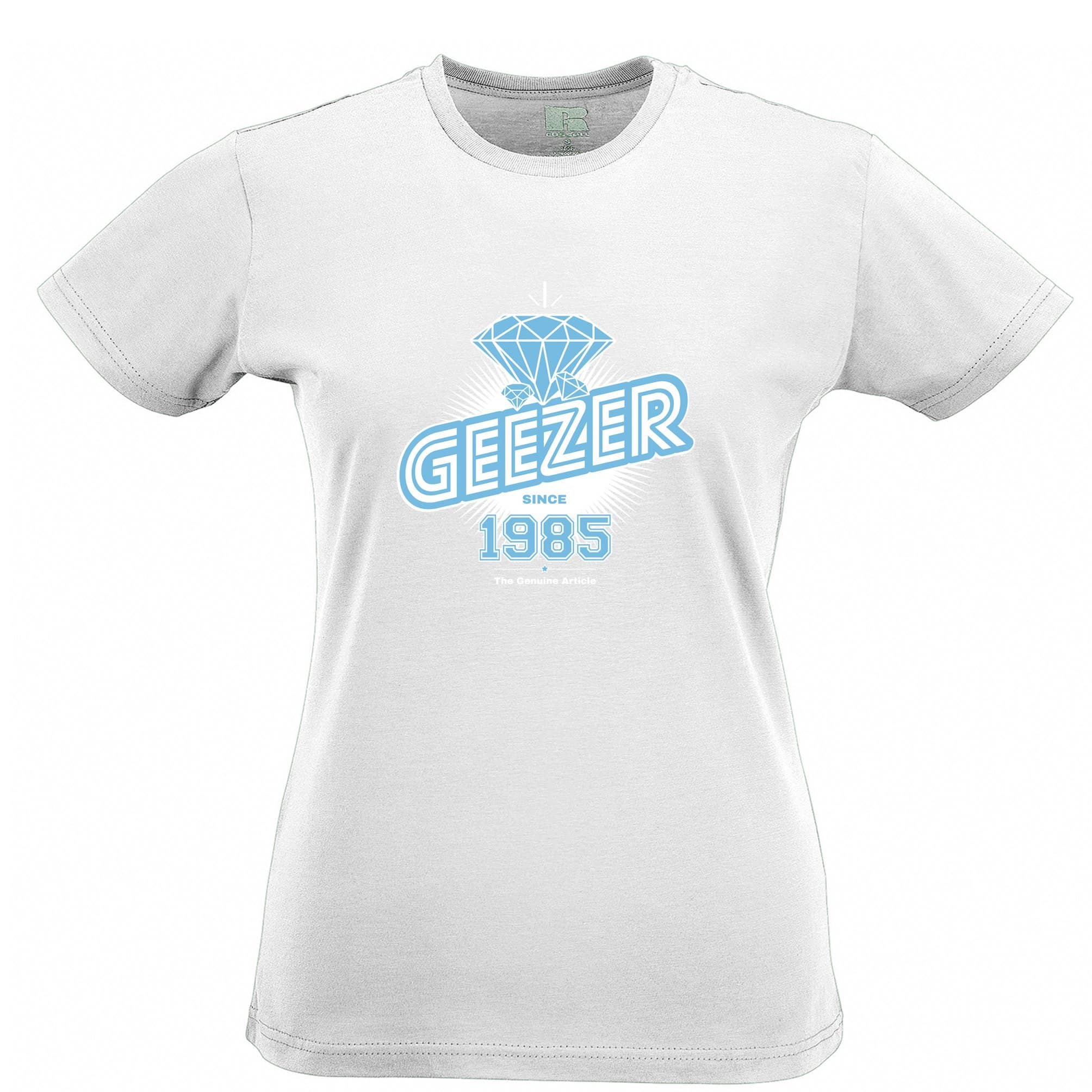 33rd Birthday Womens T Shirt Diamond Geezer Since 1985
