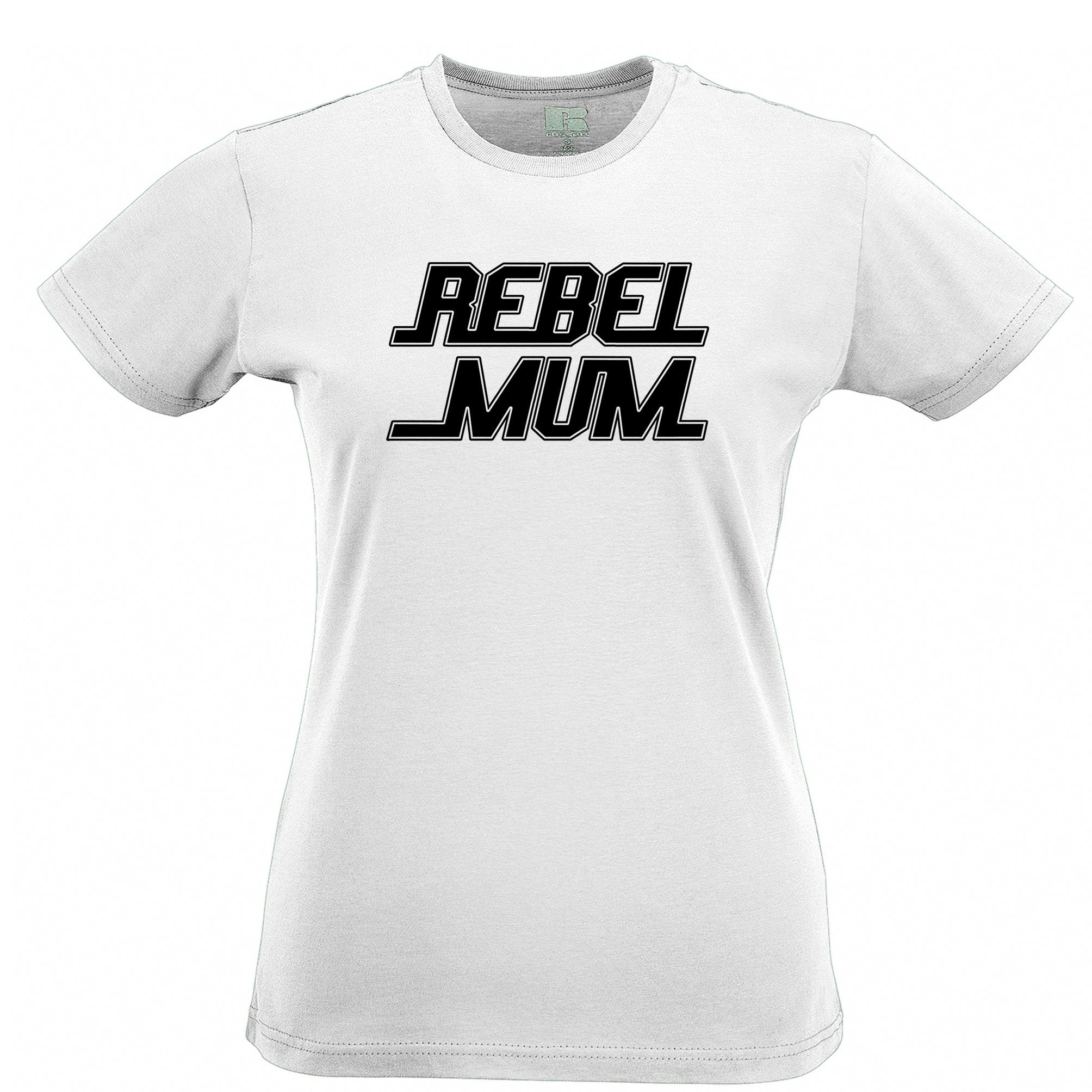 Movie Parody Womens T Shirt Rebel Mum Slogan