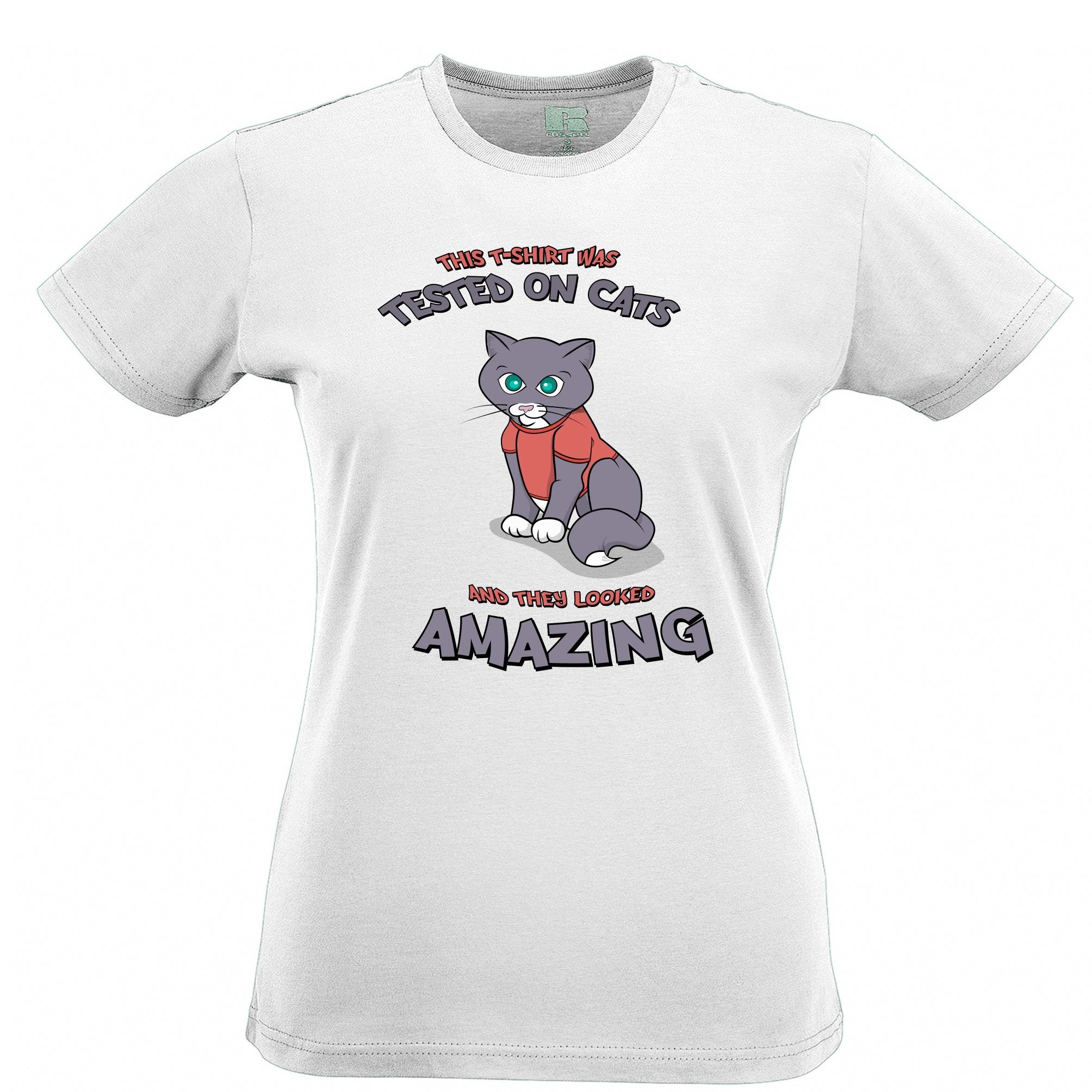 This Womens T Shirt Was Tested On Cats Cute Animal