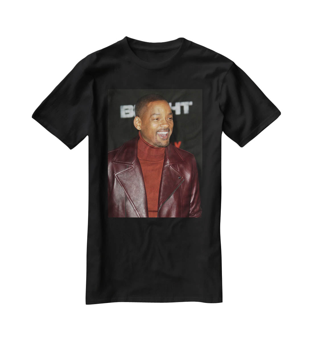 Will Smith in brown T-Shirt