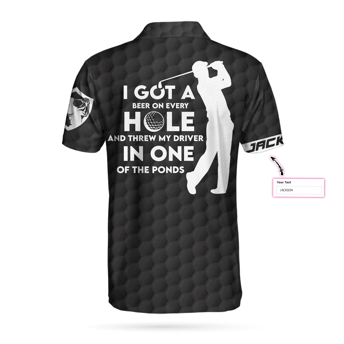 I Got A Hole In One Custom Polo Shirt Personalized Golf American Flag Polo Shirt Cool Golf Shirt For Men