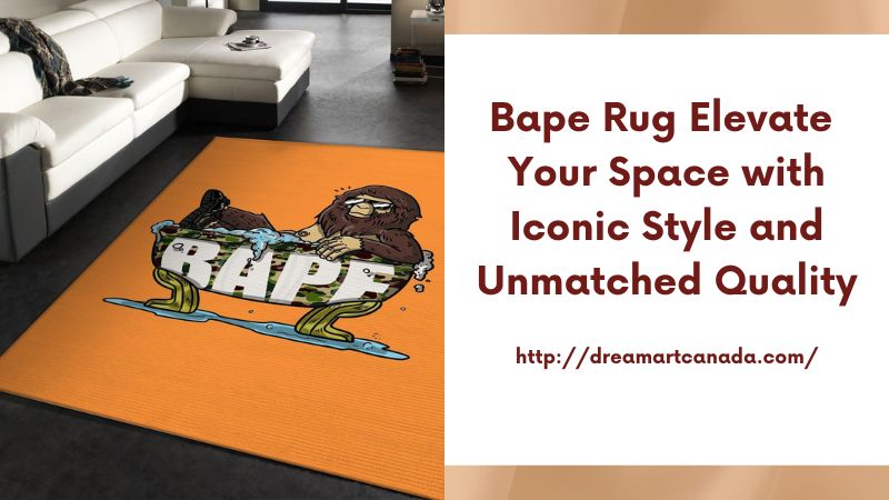 Bape Rug Elevate Your Space with Iconic Style and Unmatched Quality