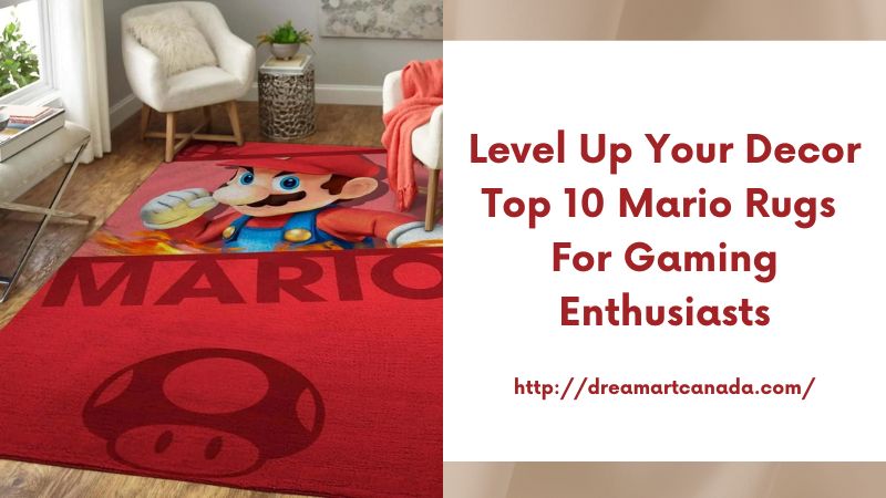 Level Up Your Decor: Top 10 Mario Rugs for Gaming Enthusiasts