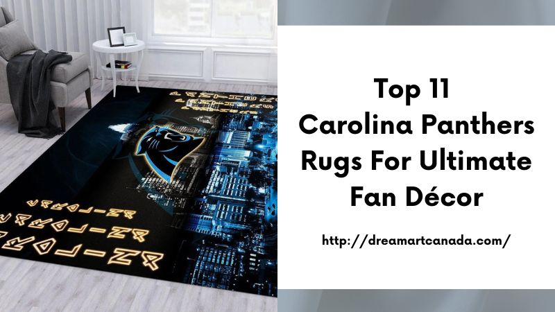 Top 11 Carolina Panthers Rugs for Ultimate Fan Décor