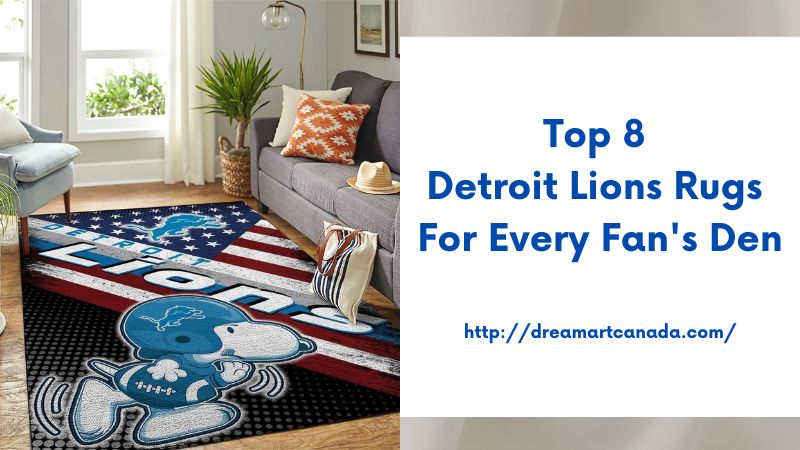 Top 8 Detroit Lions Rugs for Every Fan's Den