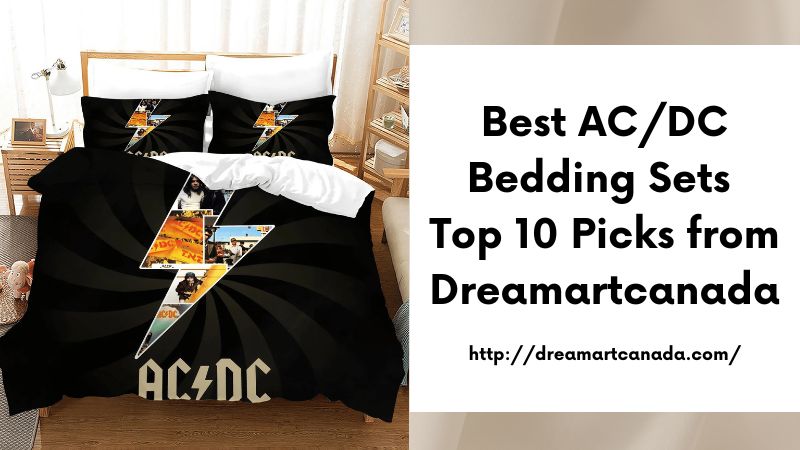 Best AC/DC Bedding Sets Top 10 Picks from Dreamartcanada