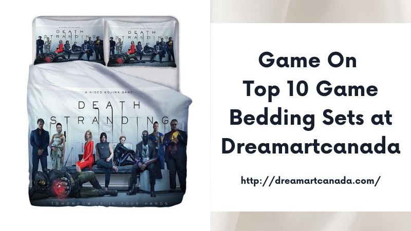 Game On Top 10 Game Bedding Sets at Dreamartcanada