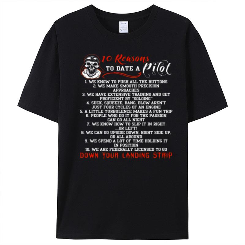 10 Reasons Pilot Landing T-Shirt Unisex