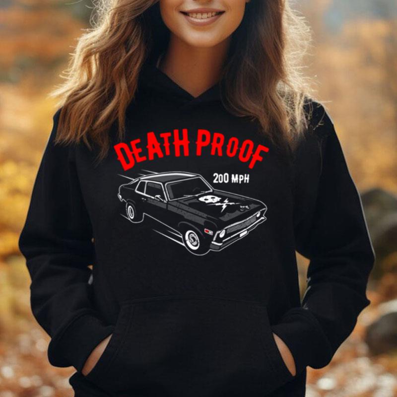 200Mph Death Proof Car T-Shirt Unisex