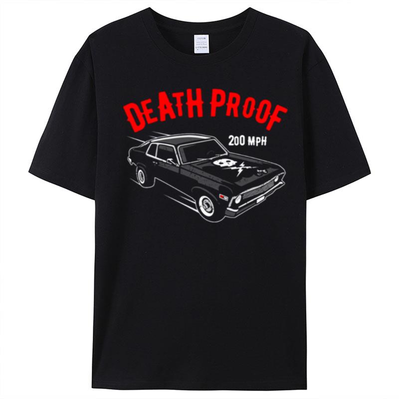 200Mph Death Proof Car T-Shirt Unisex