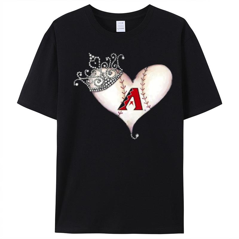 Arizona Diamondbacks Tiara Heart T-Shirt Unisex