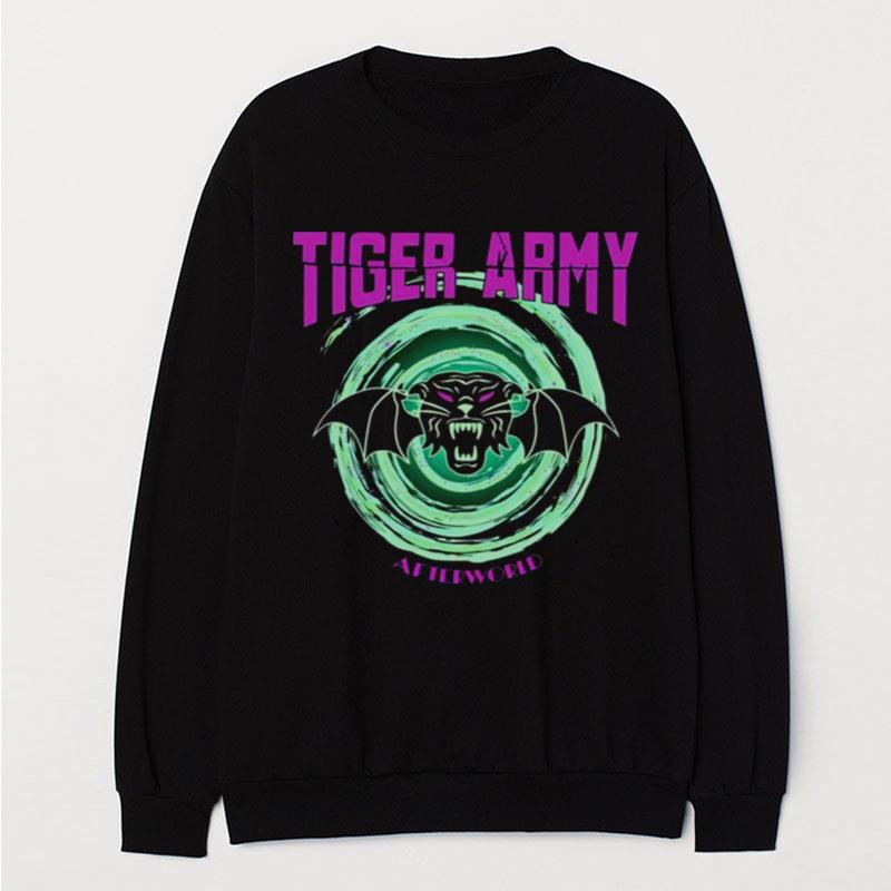 As The Cold Rain Falls Tiger Army T-Shirt Unisex
