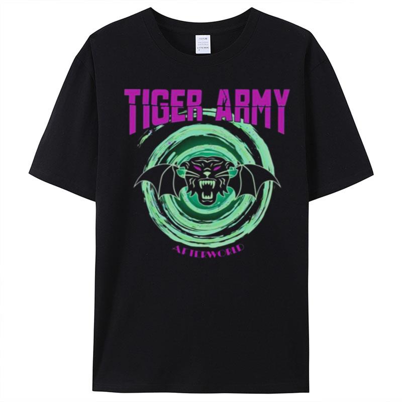 As The Cold Rain Falls Tiger Army T-Shirt Unisex