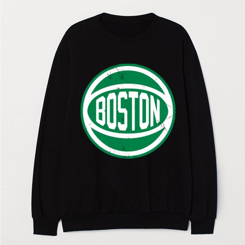 Boston Retro Ball 2 Sticker T-Shirt Unisex