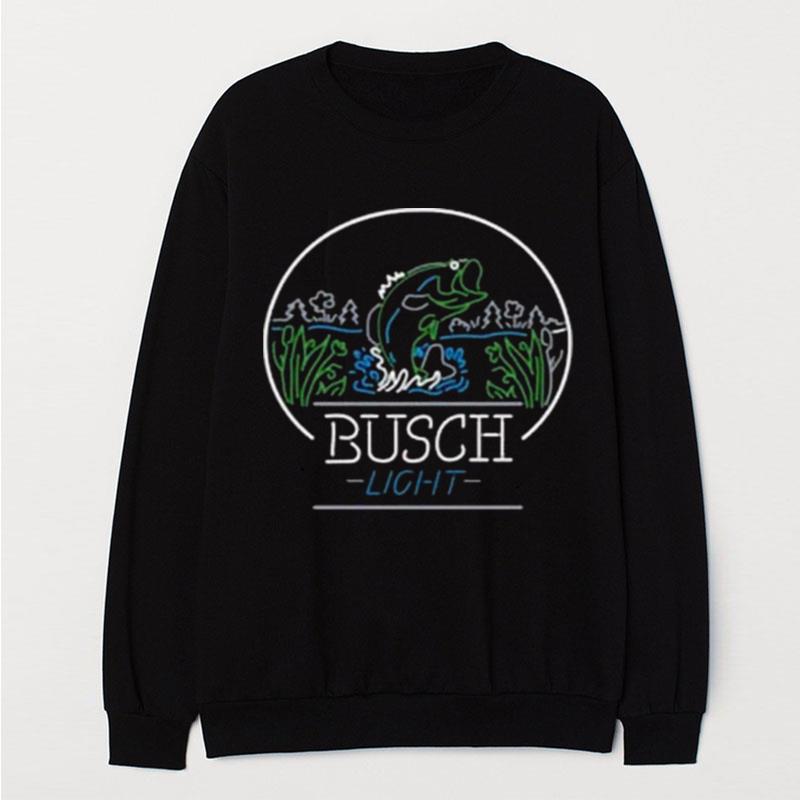 Busch Light Neon Bass T-Shirt Unisex