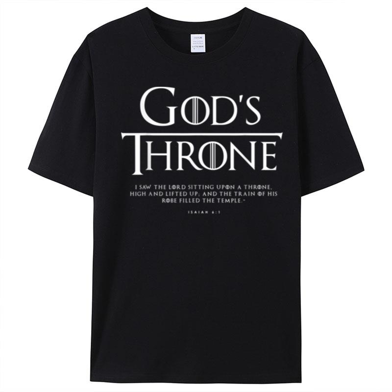 Christian Gift Religious Bible Verse Scriptures God's Throne T-Shirt Unisex