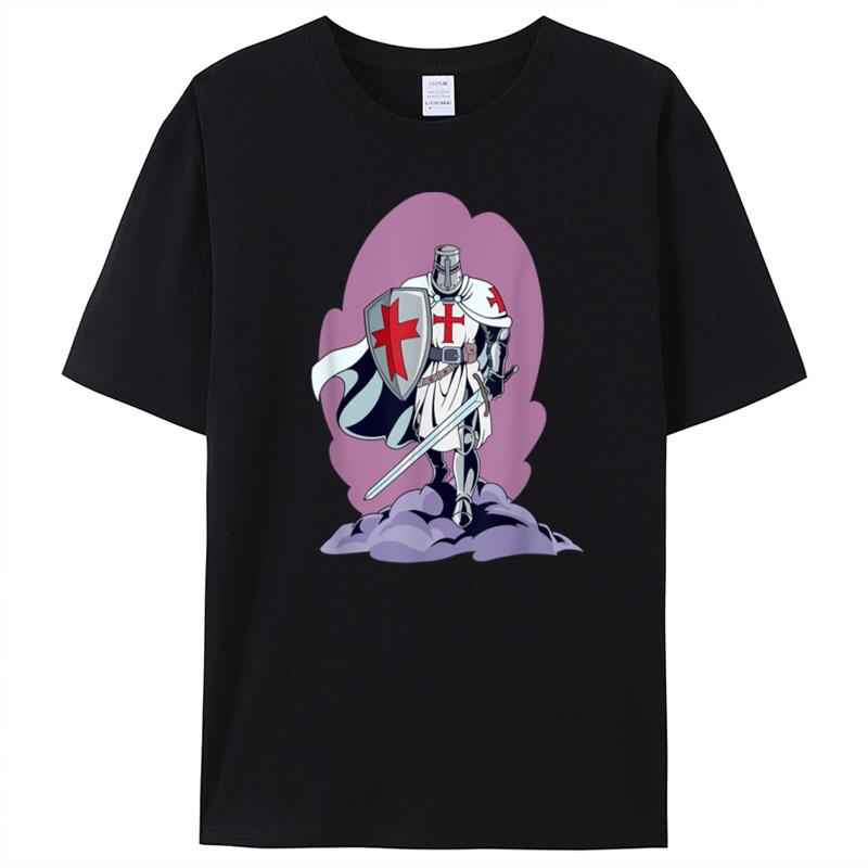 Christians Templar Knights Sword And Shield T-Shirt Unisex