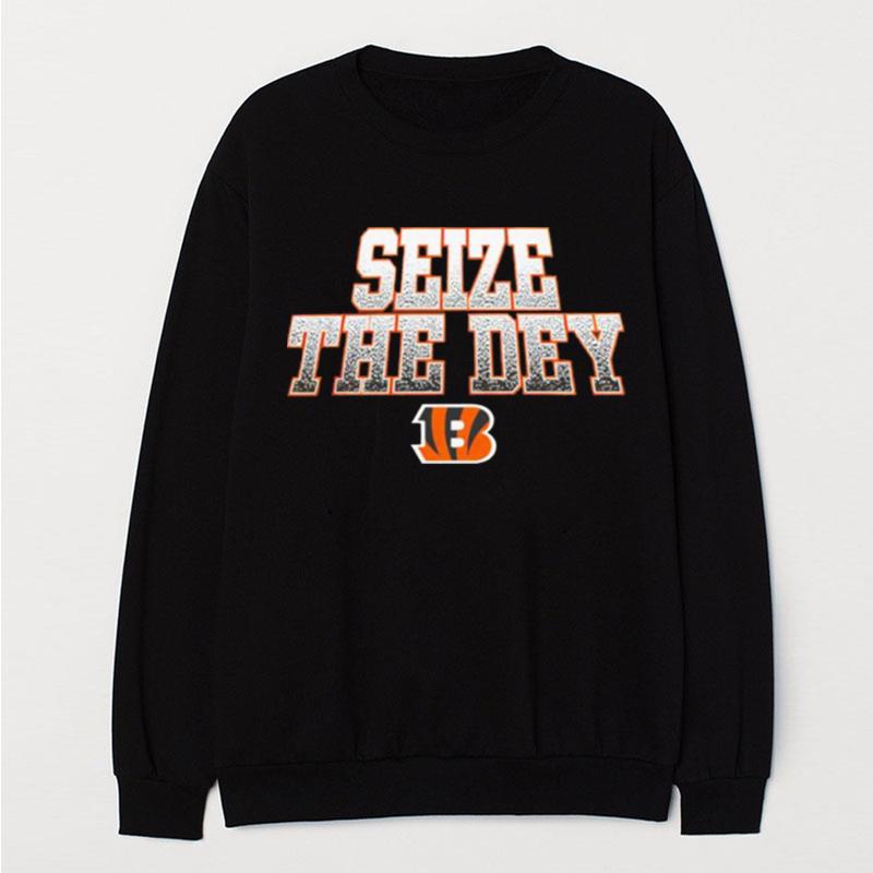 Cincinnati Bengals Big And Tall Seize The Dey Statemen T-Shirt Unisex