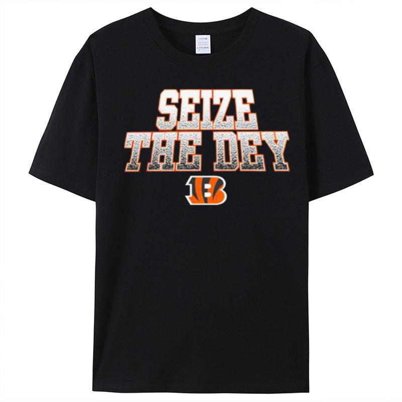 Cincinnati Bengals Big And Tall Seize The Dey Statemen T-Shirt Unisex