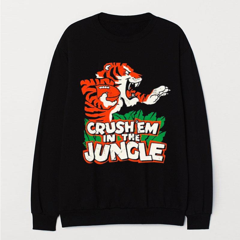 Cincinnati Bengals Crush 'Em In The Jungle T-Shirt Unisex