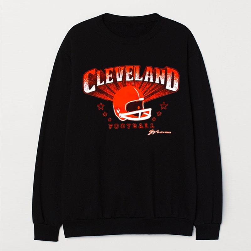 Cleveland Football Helme T-Shirt Unisex