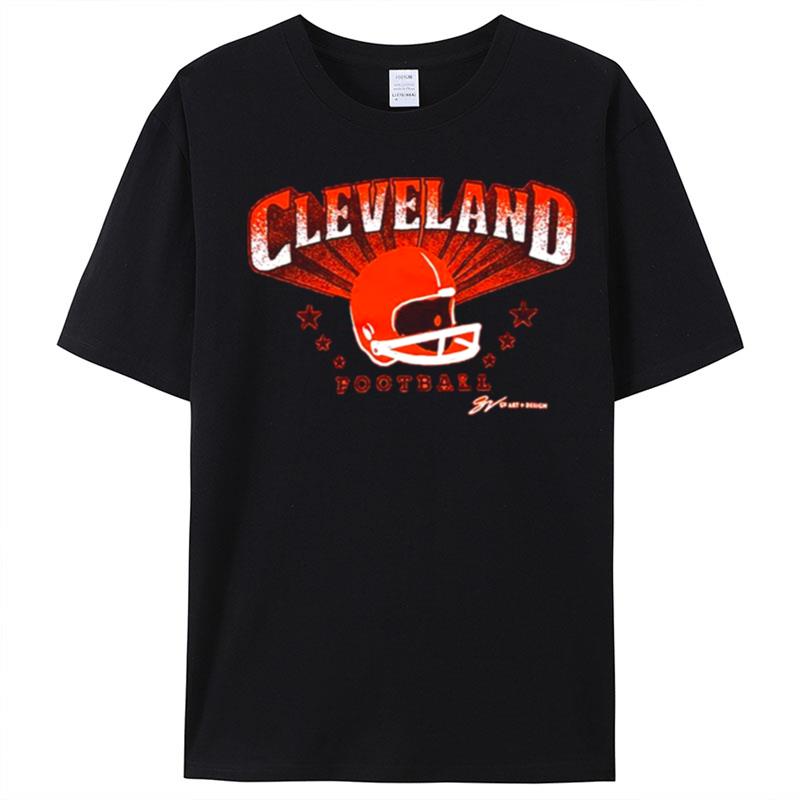 Cleveland Football Helme T-Shirt Unisex