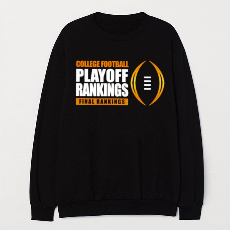 College Football Playoff Rankings Final Rankings T-Shirt Unisex