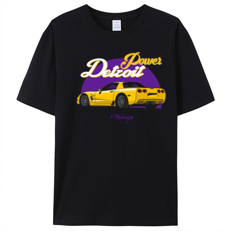 Corvette C5 Yellow Vintage Car T-Shirt Unisex