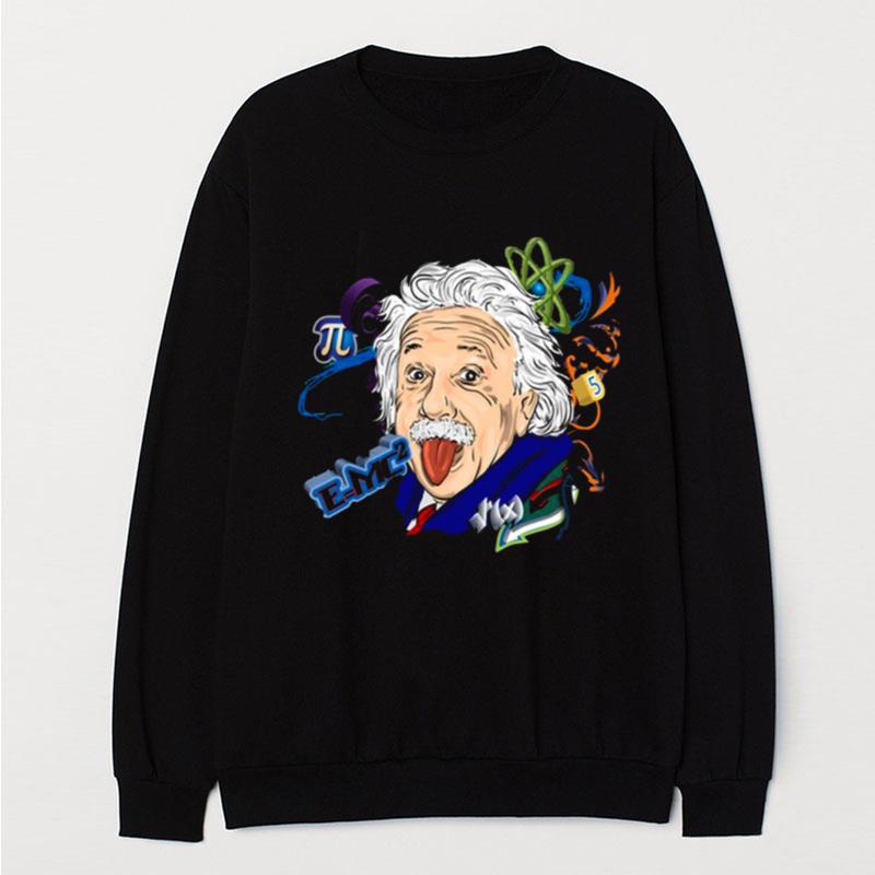 Crazy Scientist Albert Einstein T-Shirt Unisex